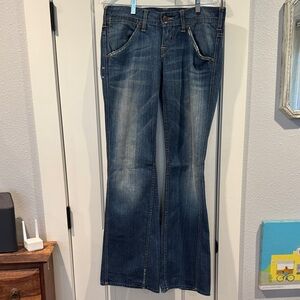 True Religion Dark Blue Flare Jeans